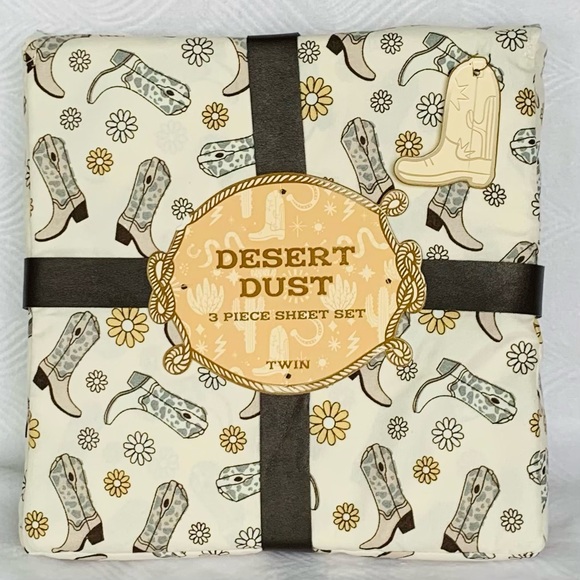 Desert Dust Cowboy Boots Sheet Set - Twin - Picture 3 of 3